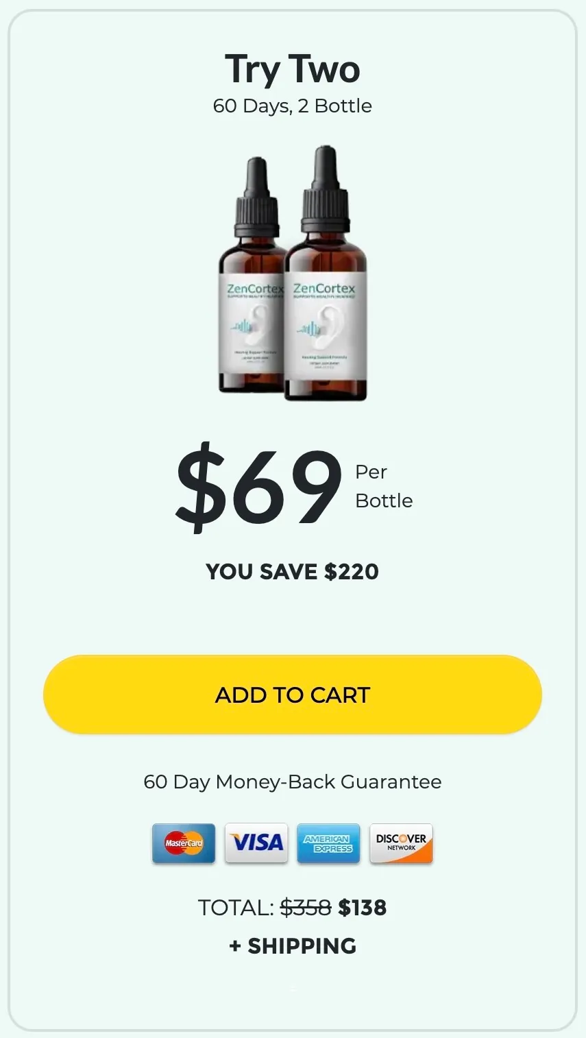 ZenCortex 30-day supply bundle
