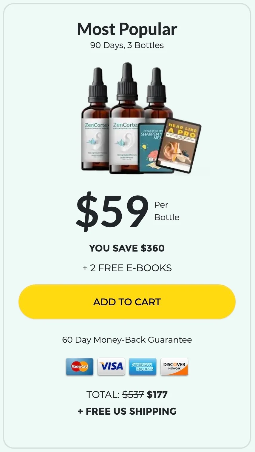 ZenCortex 90-day supply bundle
